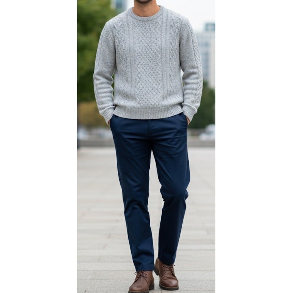 Lands End Mens 38x27.5 Black Classic Clothing Traditional Fit Chino Pants Preppy
